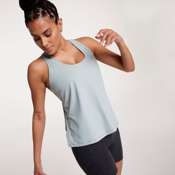 CALIA by Carrie Underwood Tops - CALIA by Carrie Underwood Blue Sleeveless Relaxed Tank Top